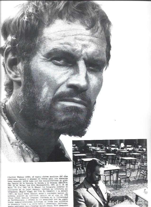 Otros art&iacute;culos de coleccionismo en papel: LAMINA 38308: Charlton Heston como Miguel Angel - VVAA