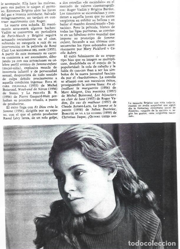 Otros art&iacute;culos de coleccionismo en papel: LAMINA 38345: Brigitte Bardot de ni&ntilde;a - VVAA