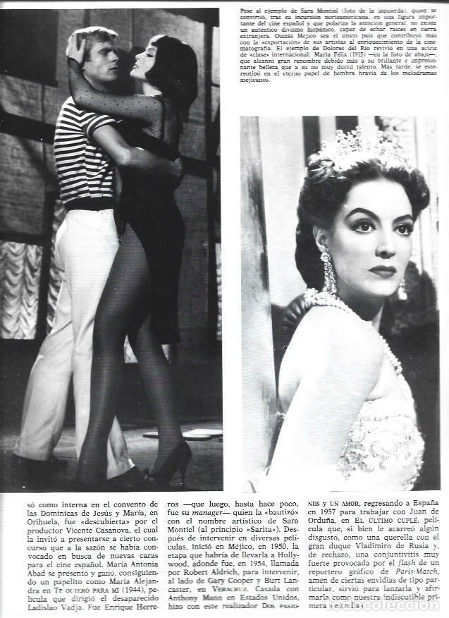 Otros art&iacute;culos de coleccionismo en papel: LAMINA 38320: Sara Montiel y Dolores del Rio - VVAA