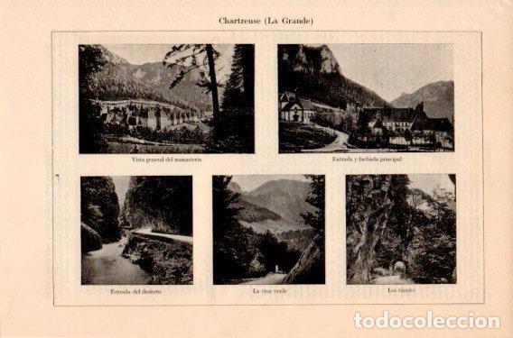 Otros art&iacute;culos de coleccionismo en papel: LAMINA V46743: Monasterio de Chartreuse La Grande - Varios