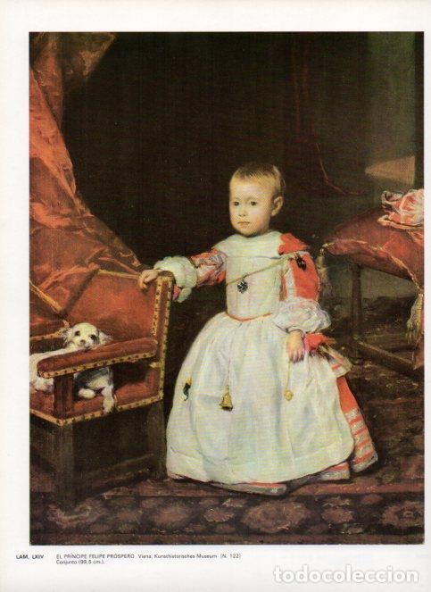 Otros art&iacute;culos de coleccionismo en papel: LAMINA V47166: El principe Felipe Prospero por Velazquez
