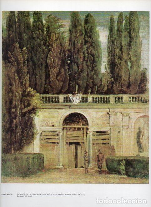 Otros art&iacute;culos de coleccionismo en papel: LAMINA V47158: Entrada gruta Villa Medicis en Roma por Velazquez