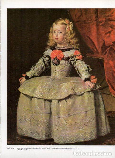 Otros art&iacute;culos de coleccionismo en papel: LAMINA V47163: La infanta Margarita con 5 a&ntilde;os por Velazquez
