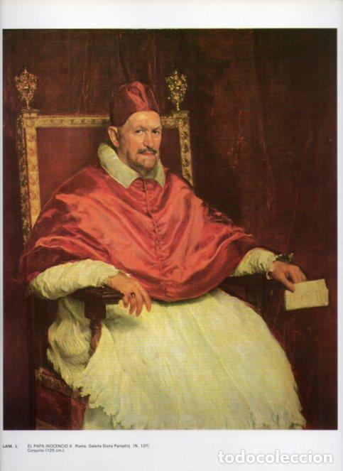 Otros art&iacute;culos de coleccionismo en papel: LAMINA V47159: El Papa Inocencio X por Velazquez