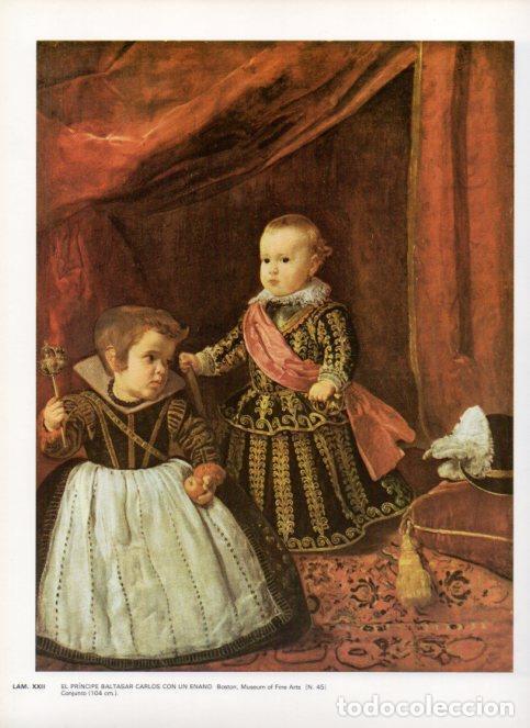 Otros art&iacute;culos de coleccionismo en papel: LAMINA V47145: El principe Baltasar Carlos con enano por Velazquez