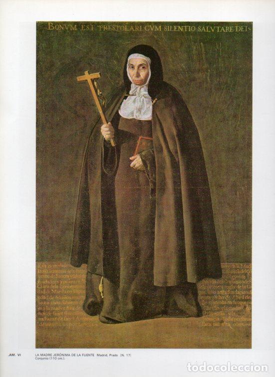 Otros art&iacute;culos de coleccionismo en papel: LAMINA V47137: La madre Jeronima de la Fuente por Velazquez