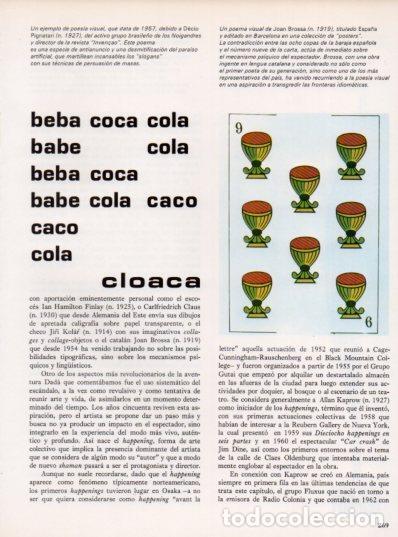Otros art&iacute;culos de coleccionismo en papel: LAMINA V48147: Poesia visual por Decio Pignatari y Espa&ntilde;a por Joan Brossa - J. Pijoan