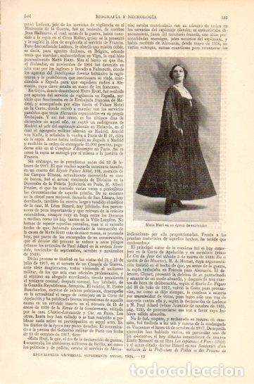 Paper Collecting Others: LAMINA V47453: Mata Hari - Varios