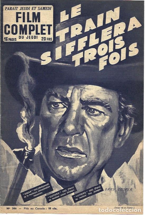 Otros art&iacute;culos de coleccionismo en papel: LAMINA 38868: Le train sifflera trois fois con Gary Cooper - VVAA