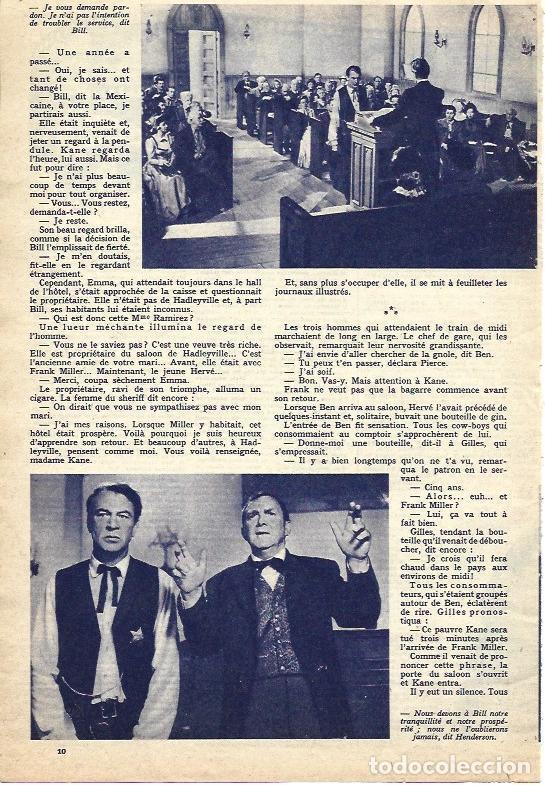 Otros art&iacute;culos de coleccionismo en papel: LAMINA 38872: Gary Cooper en Le train sifflera trois fois - VVAA