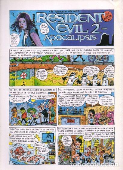 Otros art&iacute;culos de coleccionismo en papel: LAMINA V48389: Comic Resident Evil 2 Apocalipsis por Kalitos