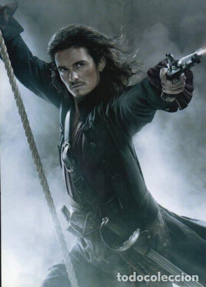 Otros art&iacute;culos de coleccionismo en papel: LAMINA V48455: Orlando Bloom en Piratas del Caribe
