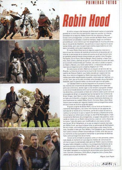 Otros art&iacute;culos de coleccionismo en papel: LAMINA V48449: Robin Hood por Ridley Scott im&aacute;genes de la pelicula