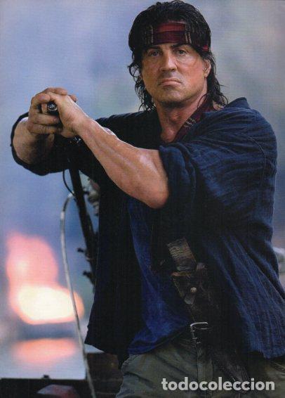 Otros art&iacute;culos de coleccionismo en papel: LAMINA V48442: Sylvester Stallone en John Rambo