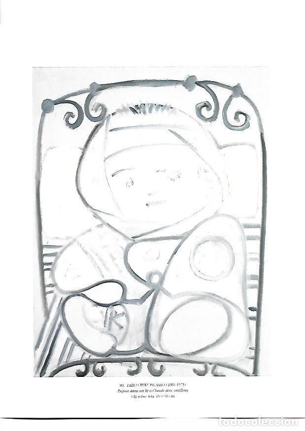 Otros art&iacute;culos de coleccionismo en papel: LAMINA 39155: Enfant dans le lit, por Picasso - VVAA