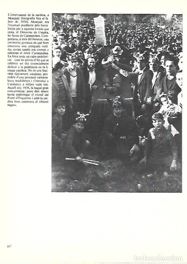 Otros art&iacute;culos de coleccionismo en papel: LAMINA 38893: Entierro de la sardina en Montjuic. 1936 - Edmon Valles