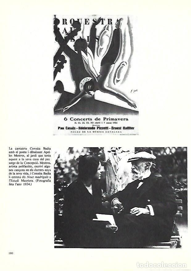 Altri oggetti di carta: LAMINA 38931: Conxita Badia con Apel.les Mestres - Edmon Valles
