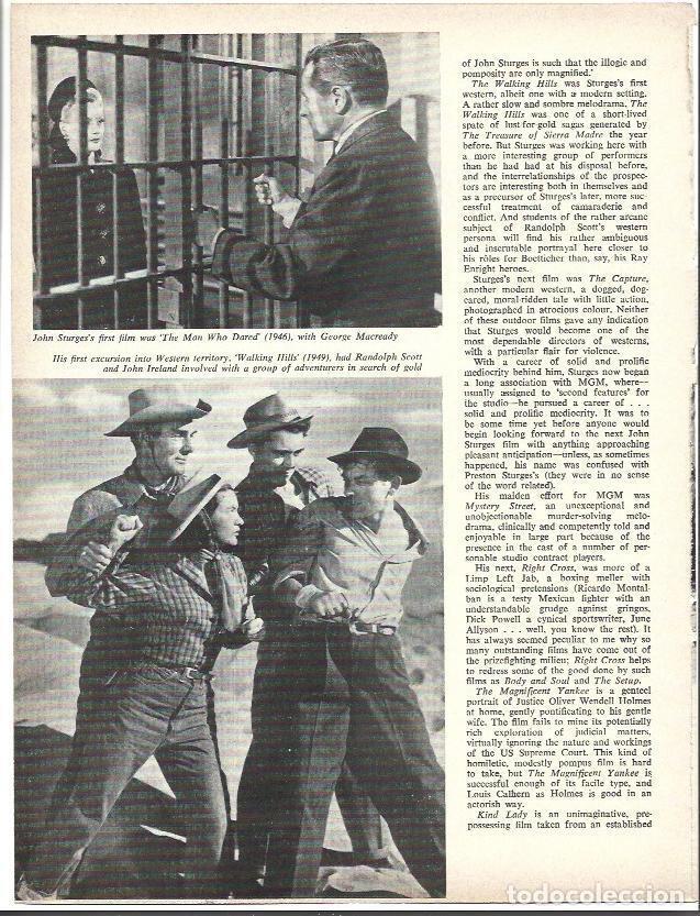 Otros art&iacute;culos de coleccionismo en papel: LAMINA 39559: George Macready en The Man Who Dared - VVAA