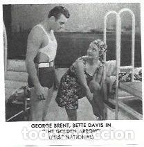Otros art&iacute;culos de coleccionismo en papel: LAMINA 40044: Bette Davis en The Golden Arrow
