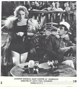 Otros art&iacute;culos de coleccionismo en papel: LAMINA 40168: Marlene Dietrich y Gary Cooper en Morocco