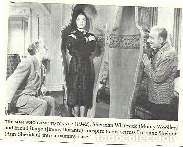Otros art&iacute;culos de coleccionismo en papel: LAMINA 39685: Escena con The man who came to dinner