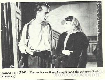 Otros art&iacute;culos de coleccionismo en papel: LAMINA 39701: Escena de Ball of fire con Gary Cooper