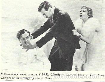 Otros art&iacute;culos de coleccionismo en papel: LAMINA 39705: Escena de Bluebeard's eight wife con Gary Cooper