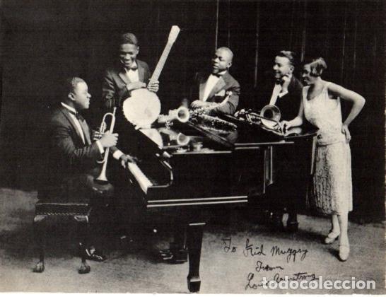 Sammelleidenschaft Andere Papierartikel: LAMINA V50336: Louis Armstrong and his Hot Five - Orrin Keepnews