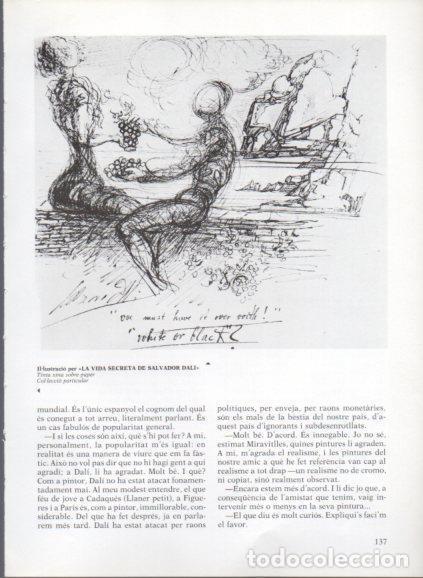 Otros art&iacute;culos de coleccionismo en papel: LAMINA V50238: Salvador Dali. Il&middot;lustracio per La Vida Secreta de Salvador Dali
