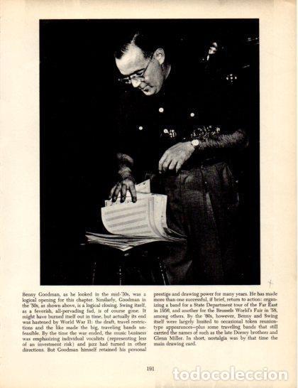 Otros art&iacute;culos de coleccionismo en papel: LAMINA V50349: Benny Goodman - Orrin Keepnews