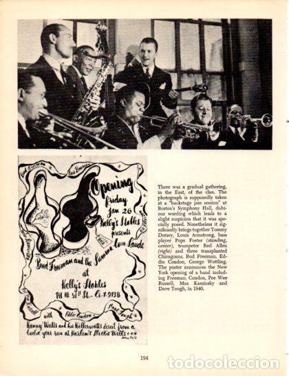 Otros art&iacute;culos de coleccionismo en papel: LAMINA V50377: Louis Armstrong, Tommy Dorsey and Pops Foster in the Boston's Symphony Hall - Orrin K