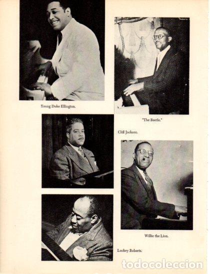 Otros art&iacute;culos de coleccionismo en papel: LAMINA V50379: Young Duke Ellington, The Beetle, Cliff Jackson and Willie the Lion - Orrin Keepnews