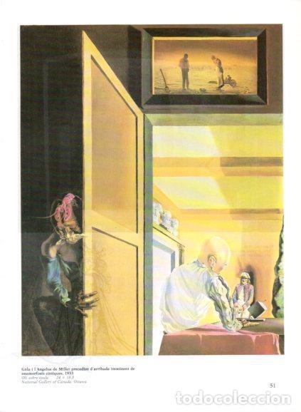 Otros art&iacute;culos de coleccionismo en papel: LAMINA V50198: S. Dali. Gala i l'Angelus de Millet precedint d'arribada imminent de anamorfosis