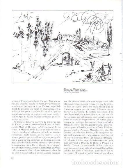 Otros art&iacute;culos de coleccionismo en papel: LAMINA V50212: S. Dali. Dibuix per il&middot;lustrar el text de Josep Pla Obres de Museu