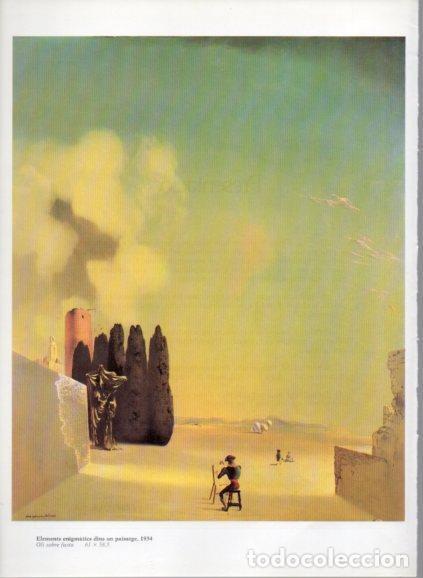 Otros art&iacute;culos de coleccionismo en papel: LAMINA V50178: Salvador Dali. Elements enigmatics dins un paisatge