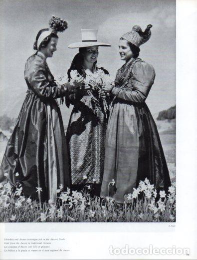 Otros art&iacute;culos de coleccionismo en papel: LAMINA V50158: Austria. Mujeres con traje regional de Ausee