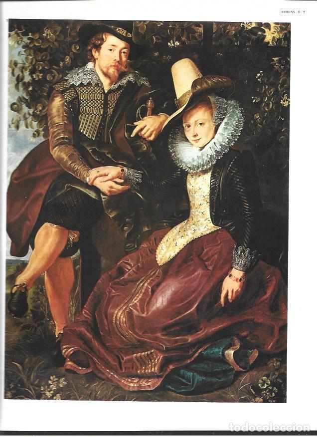 Altri oggetti di carta: LAMINA 40352: Autorretrato con su esposa Isabel, por Rubens - Varios