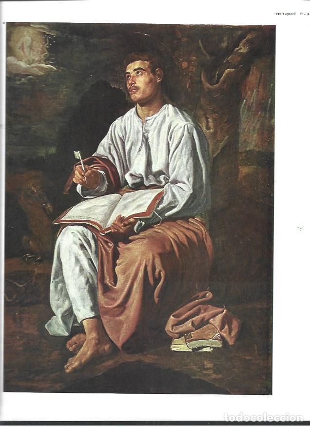 Otros art&iacute;culos de coleccionismo en papel: LAMINA 40373: San Juan Evangelista en Patmos, por Velazquez - Varios