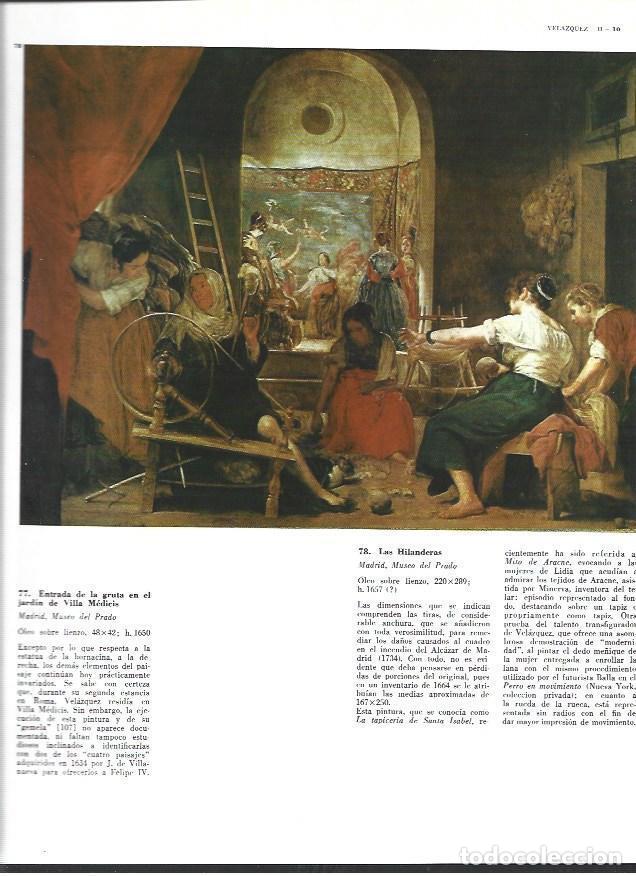 Otros art&iacute;culos de coleccionismo en papel: LAMINA 40388: Las hilanderas, por Velazquez - Varios