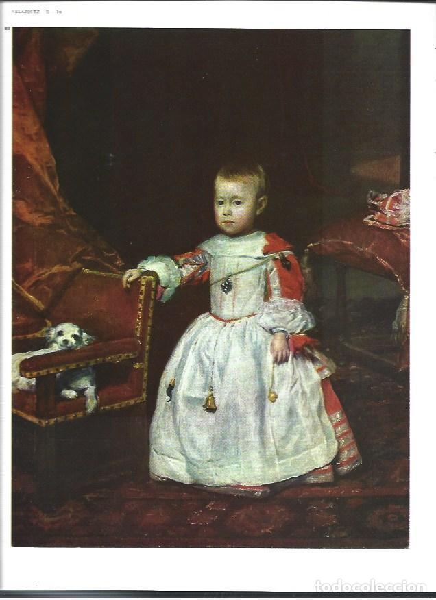 Otros art&iacute;culos de coleccionismo en papel: LAMINA 40390: El principe Felipe Prospero, por Velazquez - Varios