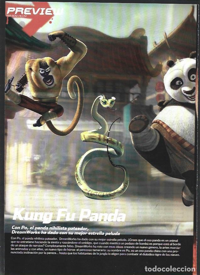 Otros art&iacute;culos de coleccionismo en papel: LAMINA 40708: Dibujos de Kung Fu Panda - Varios
