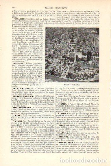 Sammelleidenschaft Andere Papierartikel: LAMINA V50694: Vista aerea de Miami, Estados Unidos - Varios
