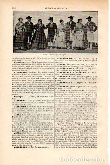 Otros art&iacute;culos de coleccionismo en papel: LAMINA V50534: Trajes regionales de Alicante - Varios