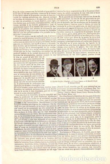 Otros art&iacute;culos de coleccionismo en papel: LAMINA V51641: Chaplin, Larry Semon, Harold Lloyd y G. Biscot - Varios.