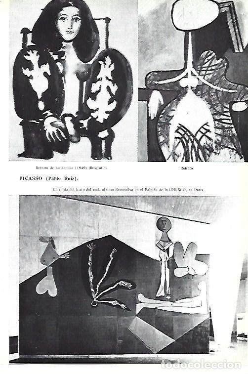 Otros art&iacute;culos de coleccionismo en papel: LAMINA ESPASA 40423: Obras de Pablo Picasso - Varios