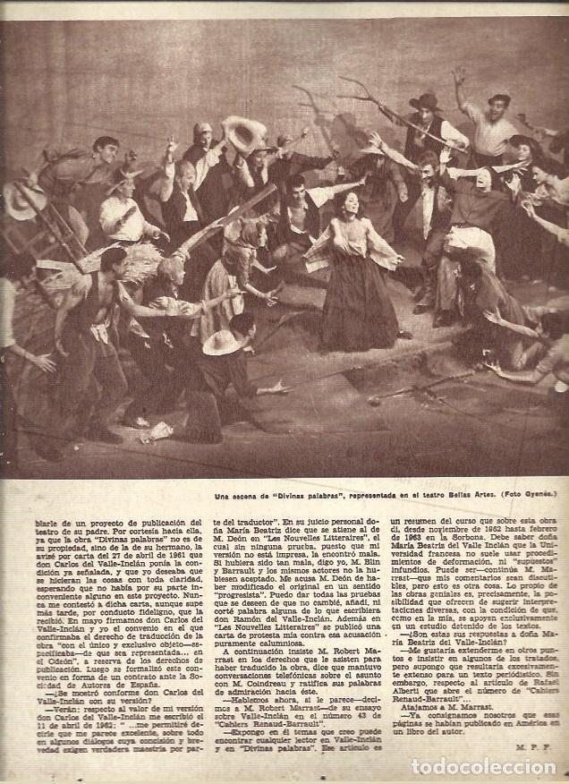 Otros art&iacute;culos de coleccionismo en papel: LAMINA 41013: Escena de Divinas Palabras de Valle Inclan - VVAA