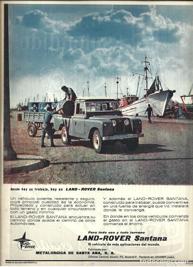 Otros art&iacute;culos de coleccionismo en papel: LAMINA 40865: Publicidad de Land Rover Santana - VVAA