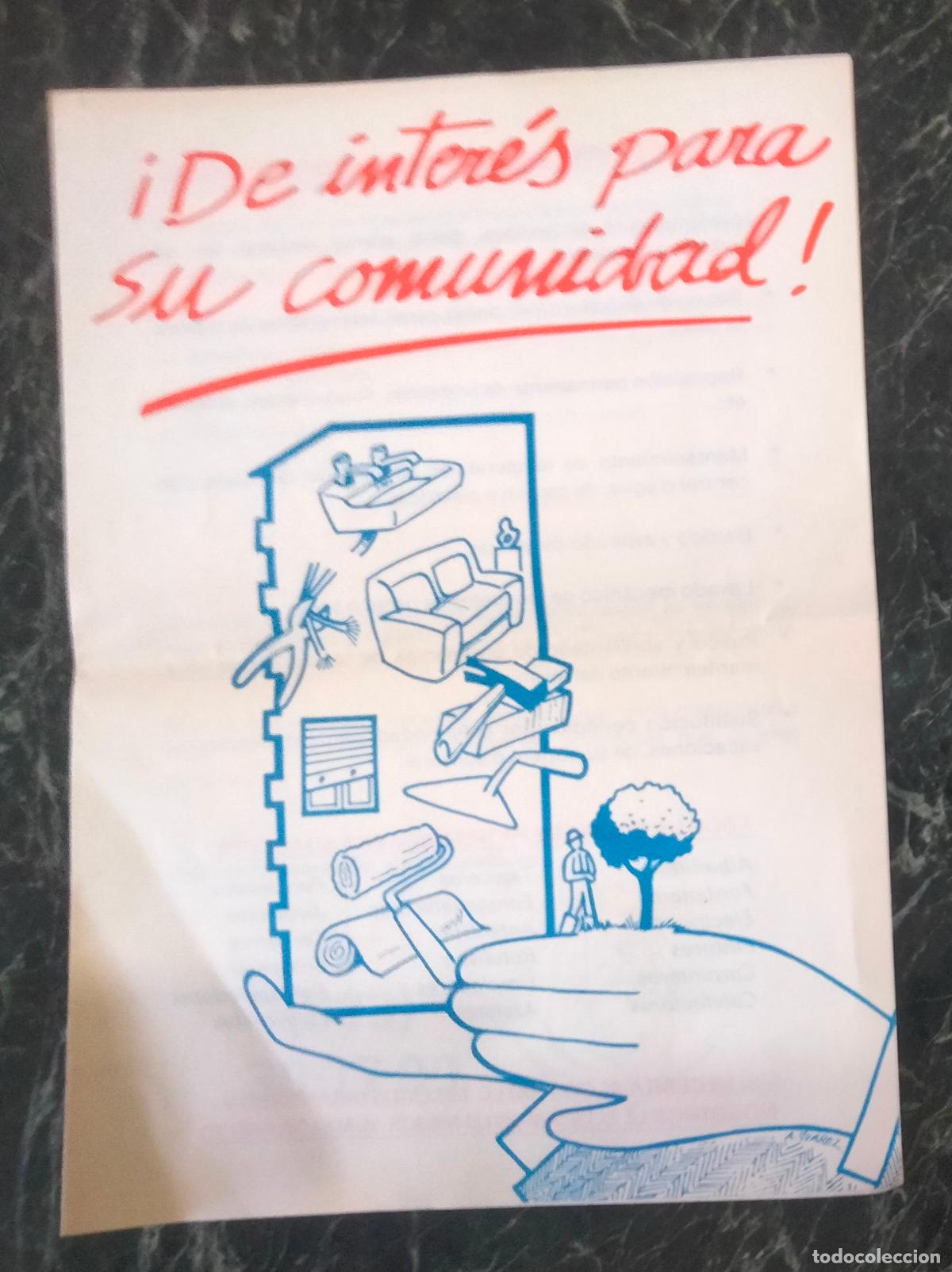 Otros Art&iacute;culos de Coleccionismo en Papel: Publicidad DIARDE. Valladolid. Mantenimiento de comunidades