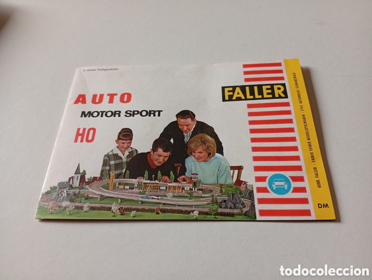 Otros Art&iacute;culos de Coleccionismo en Papel: Folleto cat&aacute;logo coches FALLER, Alemania