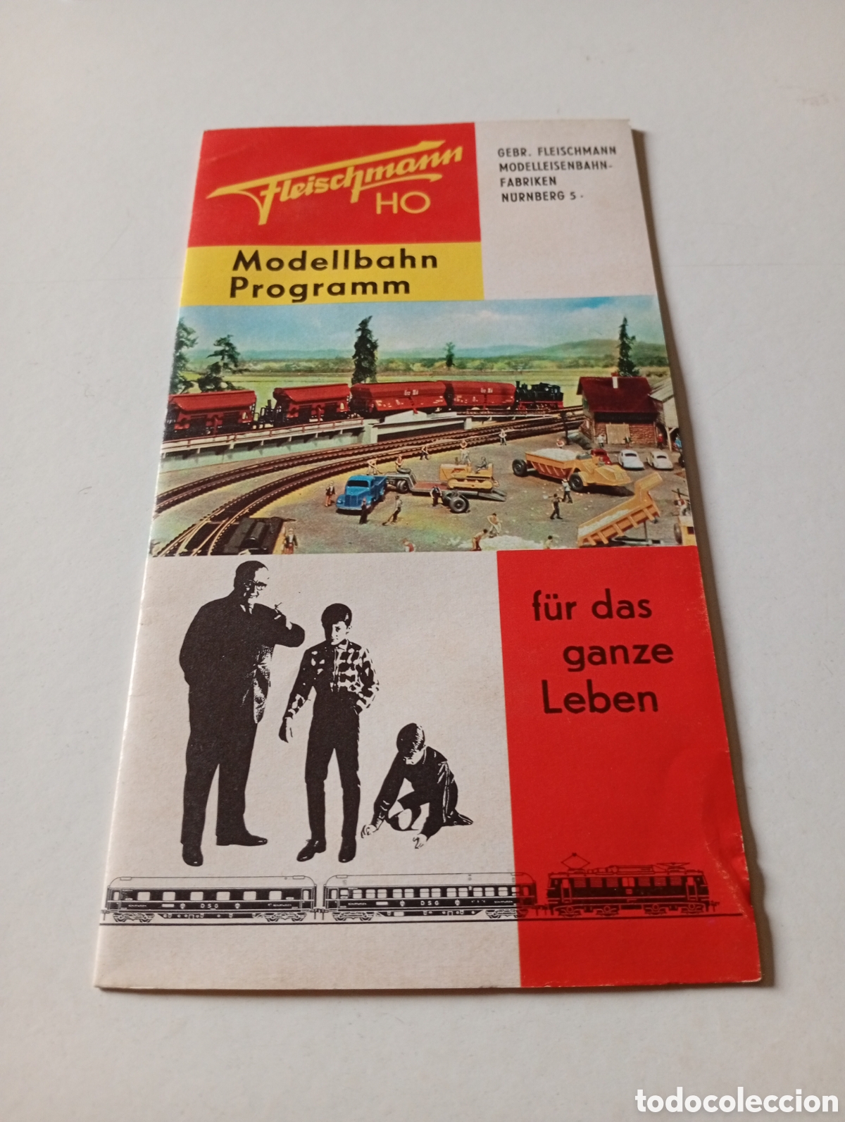 Otros Art&iacute;culos de Coleccionismo en Papel: Folleto cat&aacute;logo modelo ferrocarril,juguetes,made Germany
